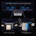 thumbnail image 4 of Extensor de pantalla para laptop ZUMWALT de 15,6" FHD giratorio doble, 4 of 8
