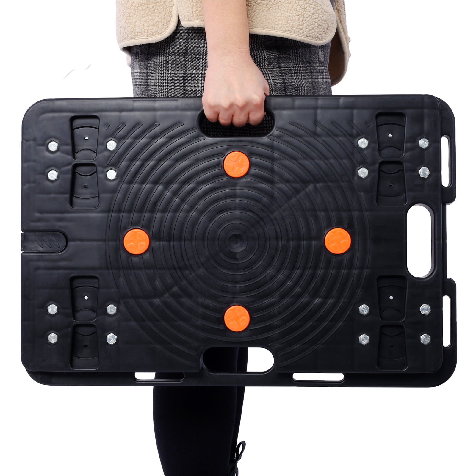 Moving Dolly, Heavy Duty Furniture Rolling Mover, Interlocking Moving Dolly with 4 Wheels for Couch Boxes Heavy Items, 23.6 x 15.7 inch 330 Lbs Capacity Each Count