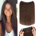 thumbnail image 1 of Extensiones de cabello Halo Rich Choices, 100% cabello humano real, 30 cm, 1 of 7
