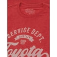 thumbnail image 2 of Tee Luv Men's Toyota Service Department Faded Car Logo T-Shirt (3XL), 2 of 3