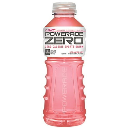 POWERADE ZERO Strawberry Sports Drink, 20 oz