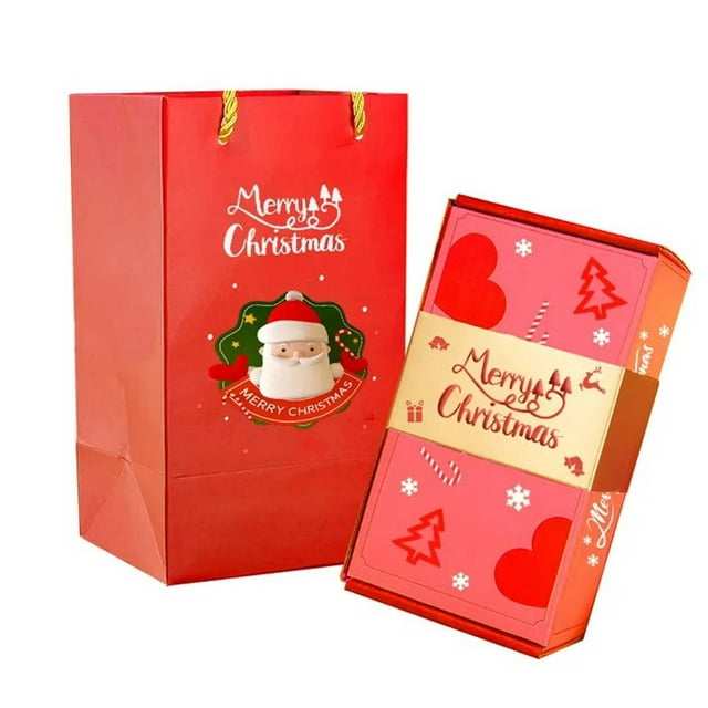 Rapeiae Merry Christmas Surprise Box Gift Box Creating Surprising Gift Red Bouncing Romantic Gift Box