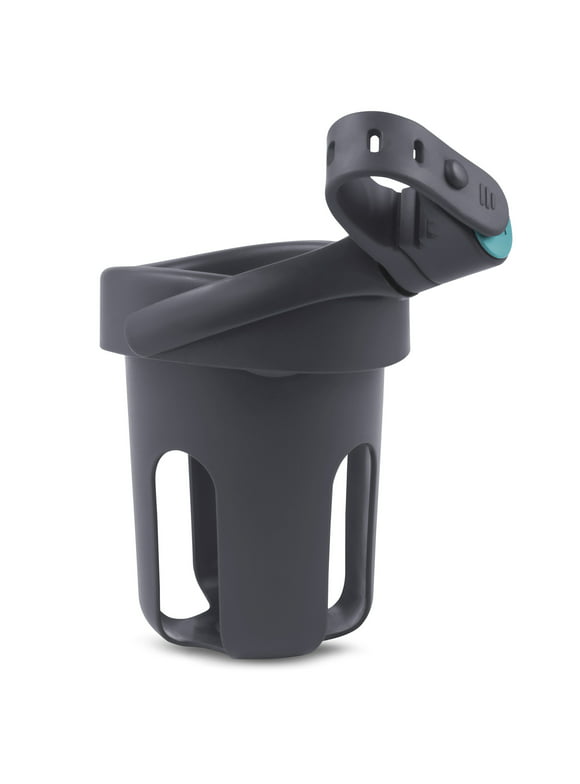 Munchkin Brica Drink Pod Stroller Drink Holder, BPA-Free, Includes Flexi-Grip Strap, Blue/Grey