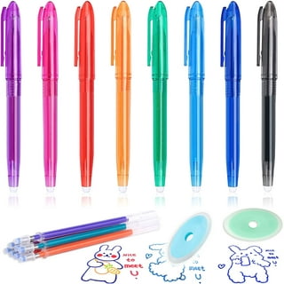 Deli Rollerball Pens, 0.5mm Quick-drying Liquid Ink Stick Ballpoint Blue  Gel Pens for Adult
