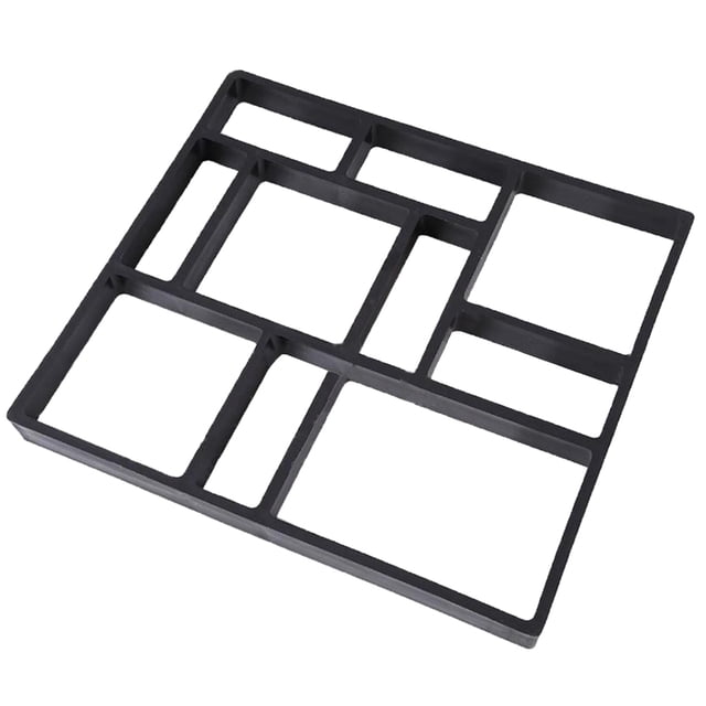 Home Garden DIY Molde De Pavimentación Moldeado De Plástico Pathmate Maker Mold 45x40x4cm Sunnimix Molde de pavimento de jardín