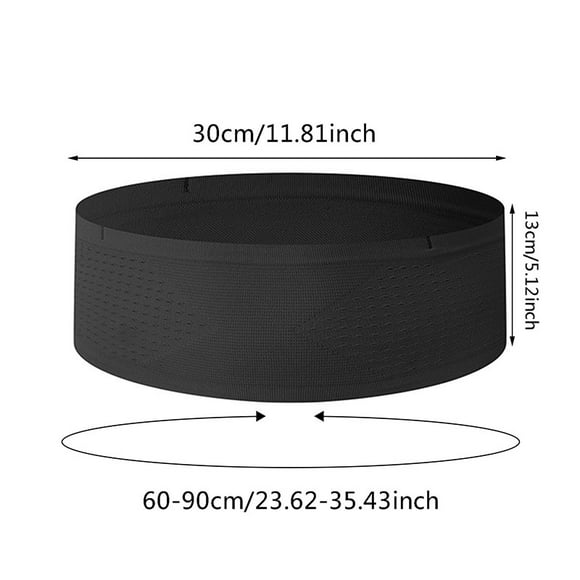 Seamless Invisible Running Waist Belt Bag Unisex Sports Fanny Pack Mobile Phone Bag Gym Running Fitness Jogging Run Cycling Bags M