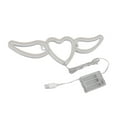 thumbnail image 4 of Luz de pared de neón, luz de neón LED Luz de neón del corazón Luz de neón LED Artesanía excepcional Jadeshay A, 4 of 8