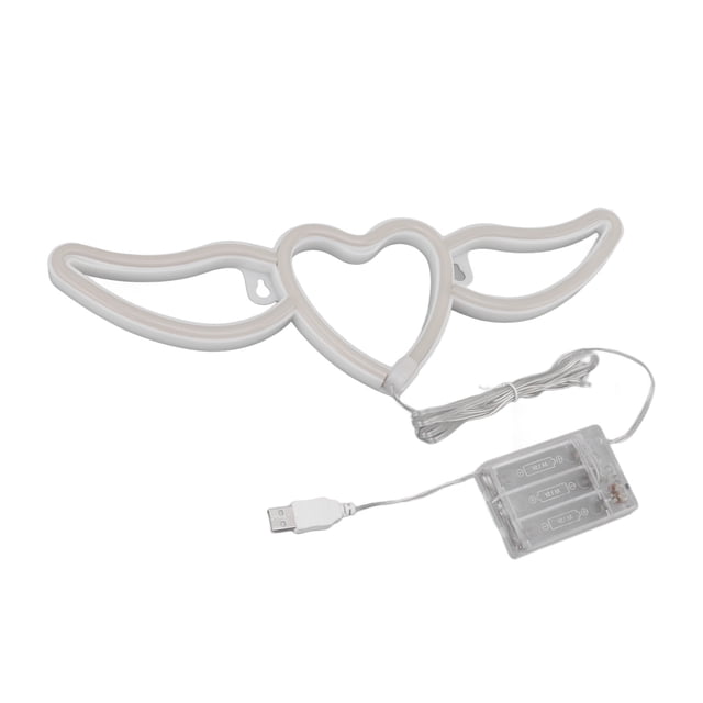 Luz De Pared De Neón, Funciona Con Batería USB, Fácil Instalación, Hermosa Y Exquisita Luz De Neón LED Para Decoraciones De Fiestas