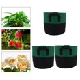 thumbnail image 3 of Bolsa Para Plantas, Bolsa De Cultivo De Doble Color, Plegable, Reutilizable, Respetuosa Con El Medio Ambiente, Resistencia Al Desgaste De 3 Galones Para Jardinería, Exteriores,, 3 of 7