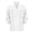 White, variant on Mens Shirts Stand Up Steam Lace Up Long Sleeve Solid Color Mens Rugby Shirt,Black,M