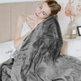 thumbnail image 2 of CozyHom Electric Heated Blanket, Bed Blanket with Dual Controllers 10 Heat Settings Auto-off Timer, Bedding Twin Machine Washable, Gray, 2 of 15