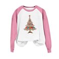 thumbnail image 2 of Prix Réduit! Aqestyerly Grande Taille Noël Top Femmes Casual Manches Pleines Col Rond Tops Chemises Lâches Chemisier Sweatshirt, 2 of 6