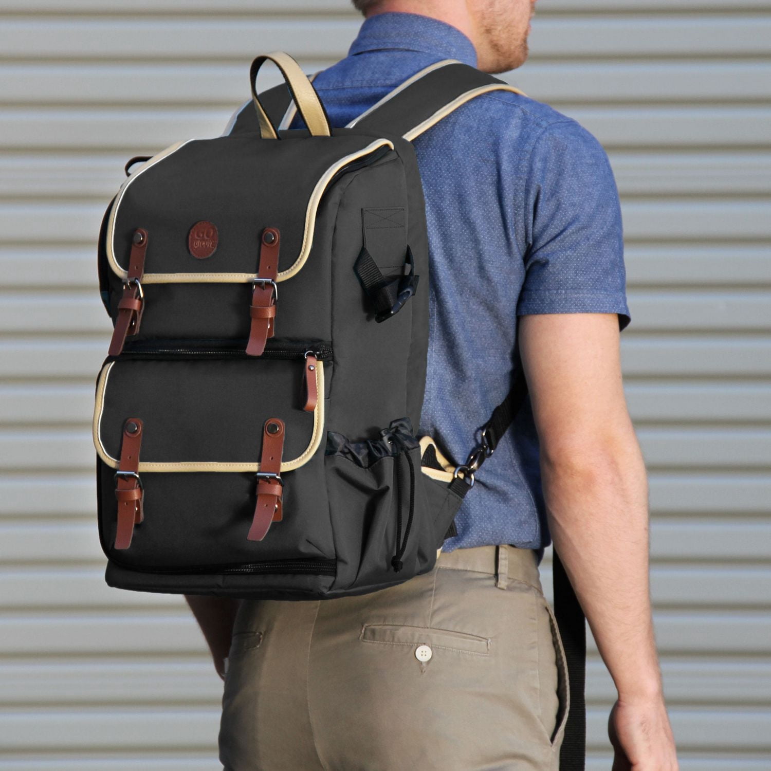 GOgroove Sac à dos pour appareil Photo Réflex avec Support à Trépied