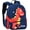 A-Royal Blue Red, variant on Cute Dinosaur Backpack Anti-lost Small Backpacks with Safety Leash Waterproof Backpack Daypack Travel Bag