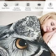 thumbnail image 3 of Orinice Owl Blanket for Women Kids Adults,   Owl Blankets Gifts, Tarot Cards Owl Throw Blanket for Sofa Couch Bed Living Room Soft Warm Cozy Owl Decor   50x60in, 3 of 6