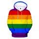 thumbnail image 3 of Nueva sudadera con capucha monocromática 3D de moda de otoño para hombres y mujeres, sudadera para hombres, sudadera con capucha de calle colorida, sudadera con capucha negra 3D, 3 of 5