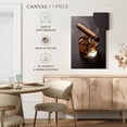 thumbnail image 5 of Elephant Stock Cigar On Whiskey Glass Wall Art - Vertical Canvas Wall Art - Living Room Wall Decor - Food And Drink Canvas - Gray And Brown Decor - 20" x 30", 5 of 8