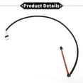 thumbnail image 5 of 1pc Car Rear Brake Pad Wear Sensor for Porsche 911 993 3.8 1995-1997 No.99361236501 TPU Rubber Black, 5 of 6