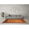 thumbnail image 3 of Ahgly Company Indoor Rectangle Oriental Orange Industrial Area Rugs, 5' x 7', 3 of 4