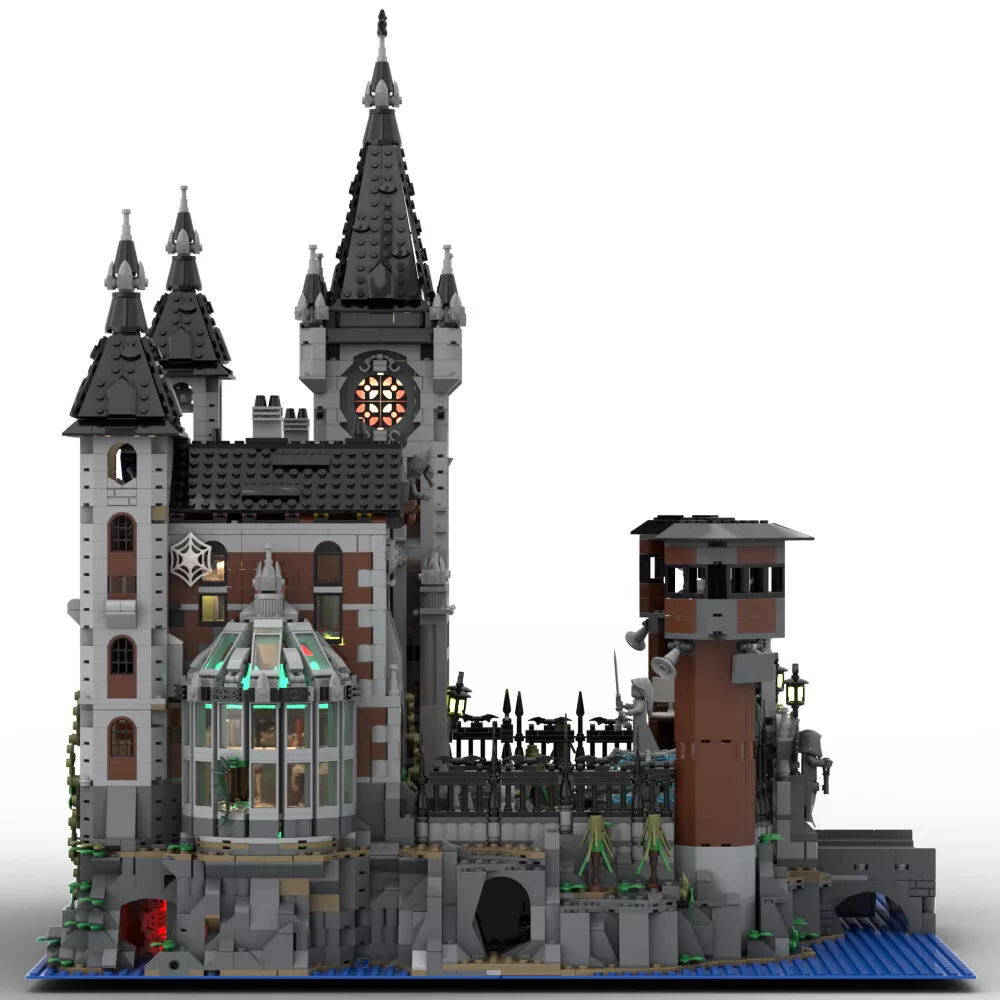 MOC-158329 Elizabeth Arkham Asylum Modular Building Blocks DIY Model Bricks Toys Kit 6778+pcs