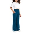 thumbnail image 4 of Girl's Flare Leggings with Split Hem High Waist Yoga Bootcut Athletic Kid Bell Bottom Pants with Pockets, 4 of 8