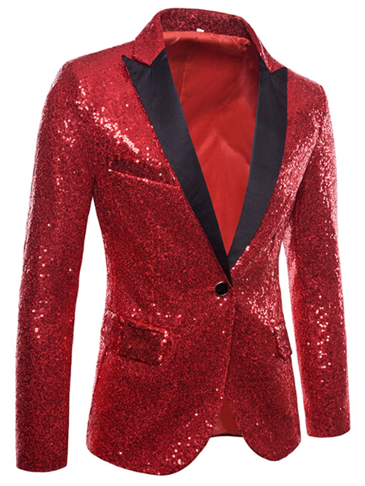 red sparkly party tops