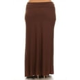 thumbnail image 3 of Women's Plus Size Trendy Style Solid Maxi Skirt, 3 of 4