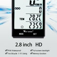 thumbnail image 2 of WEST BIKING 2.8" Large Screen Bicycle Odometer Rainproof Bike Speedometer Cycling Stopwatch, 2 of 7