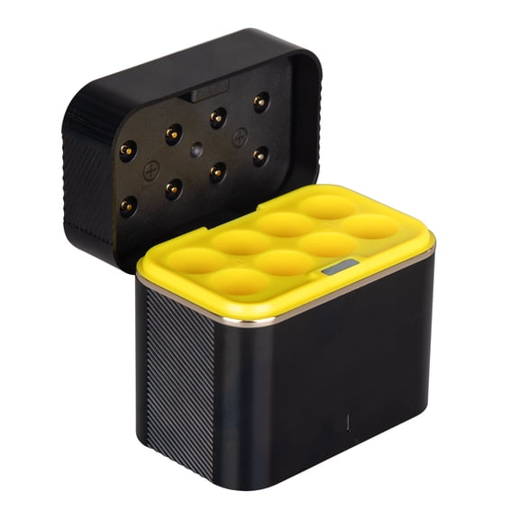 All-in-One Fast AA Lithium Battery Charger,8 Slot Charging & Storage Box, 2H Quick Charge, USB-C 5V/3A, Fits All 1.5V Rechargeable Lithium AA Batteries, Great for Camera, Toys, Home & Outdoor Gadgets