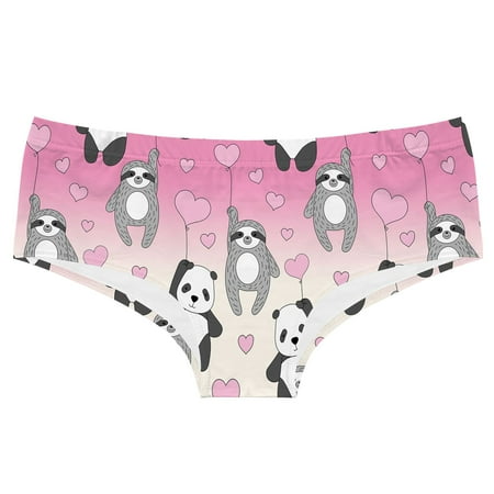 

ZTTD Womens Print Shorts Brief Underwear Boyshort Ladies Panties Pajamas