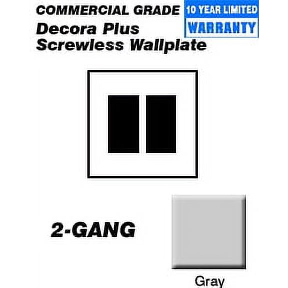 Leviton Screwless Decora Wallp