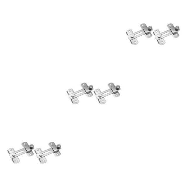 Guardoinrt 2pcs/set Sturdy And Practical Hinge Closure Convenient Door Lock Accessory Stainless Steel Hinge Closure With Screws large size 3Set