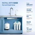 thumbnail image 6 of APEC Water ROES-50, 5-Stage Under-Sink Reverse Osmosis Drinking Water Filter System, 50 GPD, WQA Certified, Removes 99% Contaminants, 6 of 12