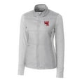 thumbnail image 2 of Women's Cutter & Buck Gray Western Kentucky Hilltoppers Vault Stealth Hybrid Quilted Full-Zip Jacket, 2 of 3
