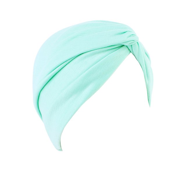 Qarigey Gorros de ejercicio de Color sólido para mujer con banda elástica regalos transpirables sombreros sombreros de natación accesorio fiesta en Sombreros Verde claro Qarigey AP010881-11