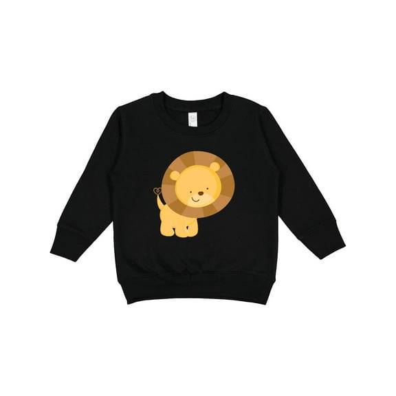 Inktastic Happy Lion Toddler Sweatshirt