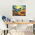 thumbnail image 5 of Fuzoiu Colorful Cloud Butterfly Sunflower Print Canvas Wall Art for Bathrooms,Wall Decor for Bedroom,Framed Artwork for Wall,Modern Wall Decorations Prints Picture for Kitchen Home, 5 of 6