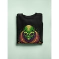 thumbnail image 3 of Scary Powerful Alien Sweatshirt Men -Image by Shutterstock, Male Small, 3 of 4