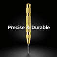 thumbnail image 4 of EXLEAF 2026 New Hole Punch High-Hardness Material Hole Puncher Precise Positioning Single Hole Punch Gold for Paper Leather Cardstock Diy Crafts Office Use, 4 of 6