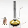 thumbnail image 1 of Swivel Furniture Leg Levelers With Inserts-adjustable Leveling Feet Glide, 1 of 4