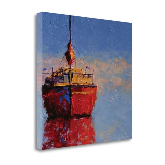 Just Waiting By Leslie Seata, 28" x 28" Fine Art Giclee Print on Gallery Wrap Canvas, Ready to Hang