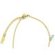 thumbnail image 3 of Pulsera de piedras color turquesa Horoz Acero Inoxidable Tono Dorado 17cm, 3 of 5