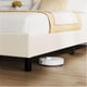 thumbnail image 5 of Yeshouse Marco de cama con cabecera ajustable, moderno marco de cama doble tapizado en lino con plataforma y soporte de listones de madera, no necesita somier, 5 of 6