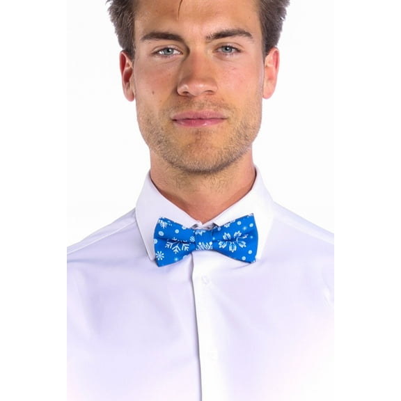 The Ice Never Melts - Shinesty Blue Snowflake Christmas Bow Tie