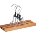 thumbnail image 1 of Natural Trouser Hanger - Set Of 3, Wood, 25 X 16.5 X 2.2 Cm, Brown, 1 of 5