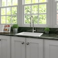 thumbnail image 3 of Zline Frc5123-24 Rome 24" Drop In Or Undermount Single Basin Fireclay Kitchen Sink -, 3 of 7