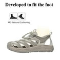 thumbnail image 2 of Mens Hiking Sandals Summer Outdoor Non-slip Water Shoes Breathable Comfortable Beach Lightweight Casual White 10.5 US, 2 of 7