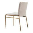 thumbnail image 5 of Nordvest Dining Chair Beige & Gold, 5 of 5