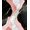 Pink Black Gold, Pattern 20, variant on Design&I 8'x10' Washable Area Rug Extra Large Skid-Resistant Low Profile Pink Blush Marble Design Abstract Cracked Stone with Veining for Living Room, Family