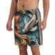 thumbnail image 2 of Balery Colorful Koi Fish Art Traje de Baño Estilo Hawaiano para Hombre, Shorts de Secado Rápido con Bolsillos-3X-Large, 2 of 6